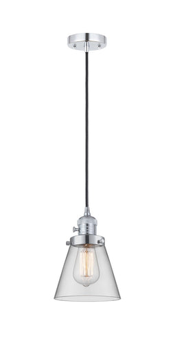 Franklin Restoration One Light Mini Pendant Polished Chrome
