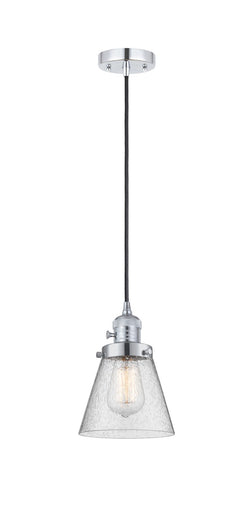 Franklin Restoration One Light Mini Pendant Polished Chrome