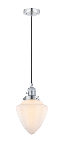 Franklin Restoration One Light Mini Pendant Polished Chrome