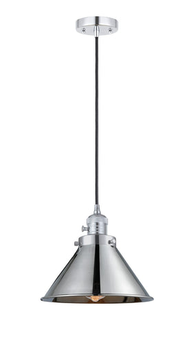 Franklin Restoration One Light Mini Pendant Polished Chrome