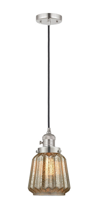 Innovations - 201CSW-PN-G146 - One Light Mini Pendant - Franklin Restoration - Polished Nickel