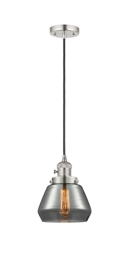 Franklin Restoration One Light Mini Pendant Polished Nickel