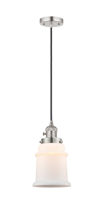 Innovations - 201CSW-PN-G181 - One Light Mini Pendant - Franklin Restoration - Polished Nickel