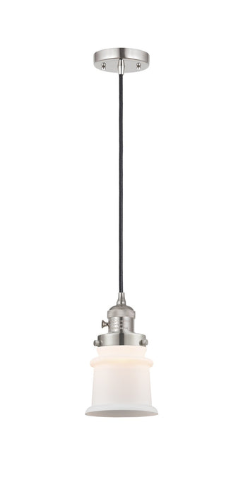 Innovations - 201CSW-PN-G181S - One Light Mini Pendant - Franklin Restoration - Polished Nickel