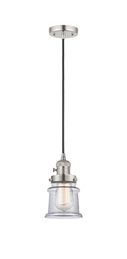 Franklin Restoration One Light Mini Pendant Polished Nickel