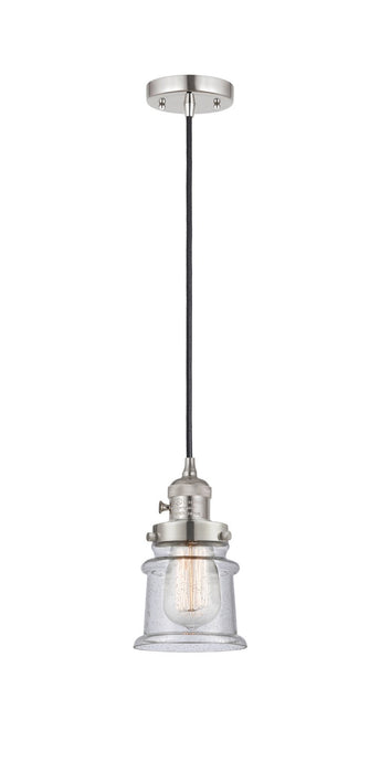 Innovations - 201CSW-PN-G184S - One Light Mini Pendant - Franklin Restoration - Polished Nickel
