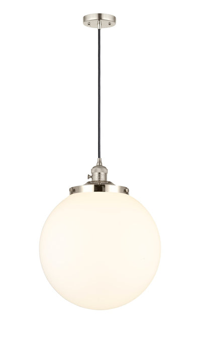 Innovations - 201CSW-PN-G201-14 - One Light Mini Pendant - Franklin Restoration - Polished Nickel
