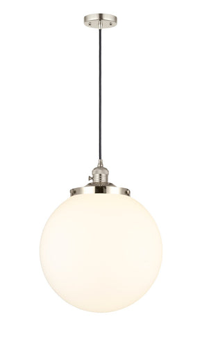 Franklin Restoration One Light Mini Pendant Polished Nickel