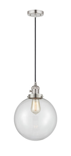 Franklin Restoration One Light Mini Pendant Polished Nickel