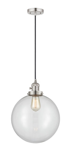 Franklin Restoration One Light Mini Pendant Polished Nickel
