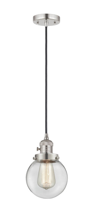 Innovations - 201CSW-PN-G202-6 - One Light Mini Pendant - Franklin Restoration - Polished Nickel