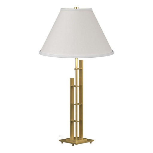 Hubbardton Forge - 268421-SKT-86-SF1755 - One Light Table Lamp - Metra - Modern Brass