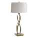 Hubbardton Forge - 272686-SKT-86-SE1494 - One Light Table Lamp - Almost Infinity - Modern Brass