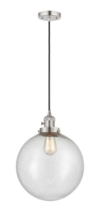 Innovations - 201CSW-PN-G204-12 - One Light Mini Pendant - Franklin Restoration - Polished Nickel