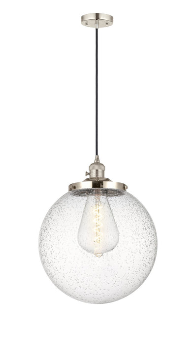 Innovations - 201CSW-PN-G204-14 - One Light Mini Pendant - Franklin Restoration - Polished Nickel