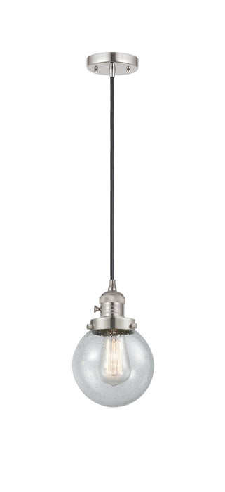 Innovations - 201CSW-PN-G204-6 - One Light Mini Pendant - Franklin Restoration - Polished Nickel