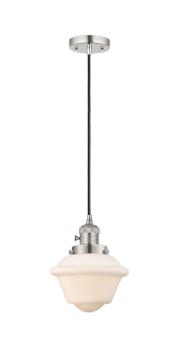 Franklin Restoration One Light Mini Pendant Polished Nickel