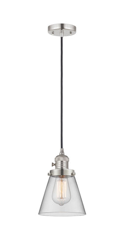 Franklin Restoration One Light Mini Pendant Polished Nickel