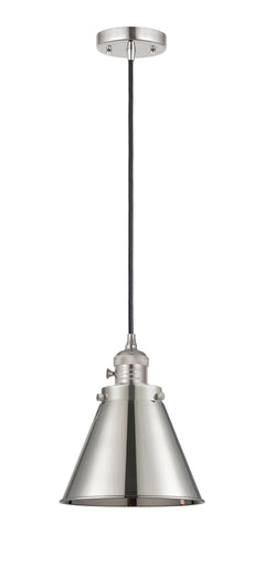 Franklin Restoration One Light Mini Pendant Polished Nickel