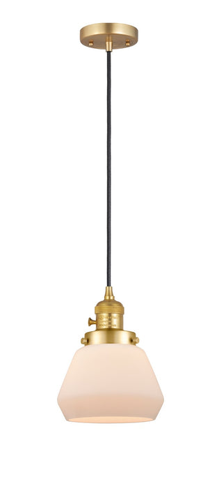 Innovations - 201CSW-SG-G171 - One Light Mini Pendant - Franklin Restoration - Satin Gold