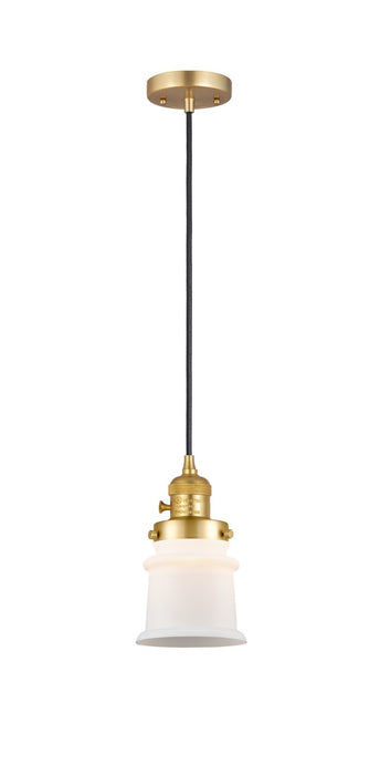Innovations - 201CSW-SG-G181S-LED - LED Mini Pendant - Franklin Restoration - Satin Gold