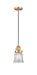 Innovations - 201CSW-SG-G182S - One Light Mini Pendant - Franklin Restoration - Satin Gold