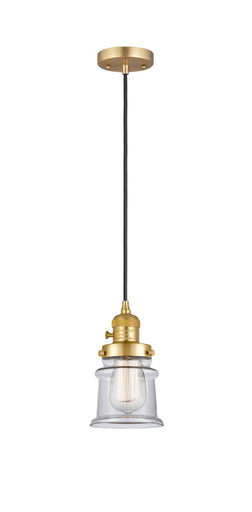 Franklin Restoration One Light Mini Pendant Satin Gold