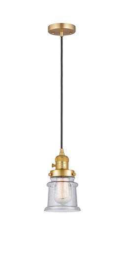 Franklin Restoration One Light Mini Pendant Satin Gold