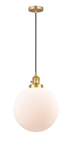 Franklin Restoration One Light Mini Pendant Satin Gold
