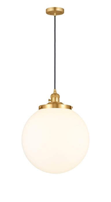 Innovations - 201CSW-SG-G201-14 - One Light Mini Pendant - Franklin Restoration - Satin Gold