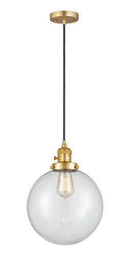 Franklin Restoration LED Mini Pendant Satin Gold