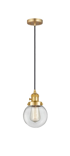 Franklin Restoration LED Mini Pendant Satin Gold