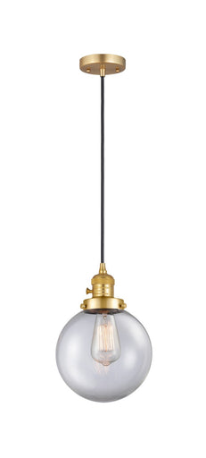 Franklin Restoration One Light Mini Pendant Satin Gold