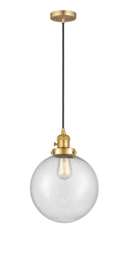 Franklin Restoration LED Mini Pendant Satin Gold