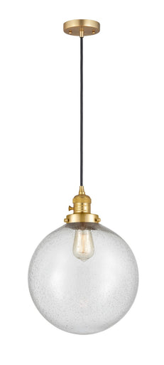 Franklin Restoration One Light Mini Pendant Satin Gold