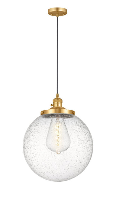 Innovations - 201CSW-SG-G204-14 - One Light Mini Pendant - Franklin Restoration - Satin Gold