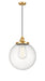 Innovations - 201CSW-SG-G204-14 - One Light Mini Pendant - Franklin Restoration - Satin Gold