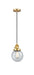 Innovations - 201CSW-SG-G204-6-LED - LED Mini Pendant - Franklin Restoration - Satin Gold