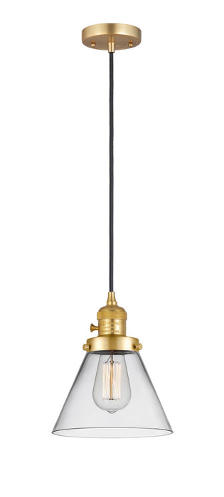 Innovations - 201CSW-SG-G42-LED - LED Mini Pendant - Franklin Restoration - Satin Gold