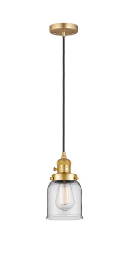 Franklin Restoration One Light Mini Pendant Satin Gold