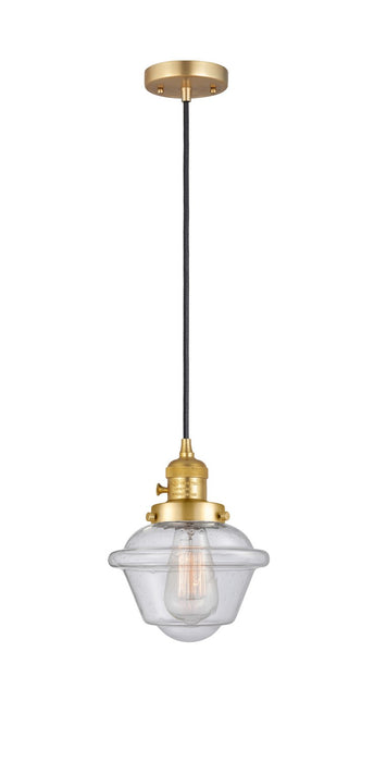 Innovations - 201CSW-SG-G534 - One Light Mini Pendant - Franklin Restoration - Satin Gold
