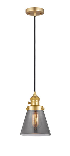 Franklin Restoration One Light Mini Pendant Satin Gold