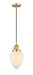 Innovations - 201CSW-SG-G661-7 - One Light Mini Pendant - Franklin Restoration - Satin Gold