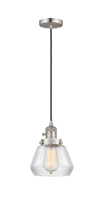 Innovations - 201CSW-SN-G172-LED - LED Mini Pendant - Franklin Restoration - Brushed Satin Nickel