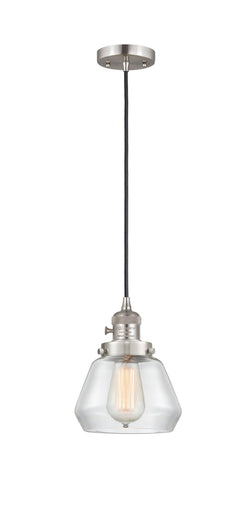 Franklin Restoration LED Mini Pendant Brushed Satin Nickel