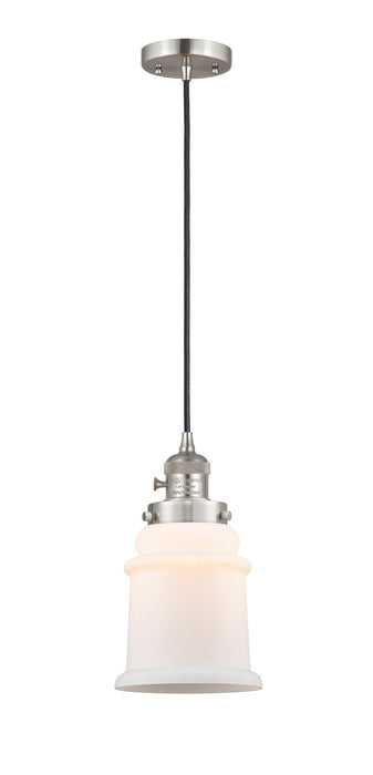Innovations - 201CSW-SN-G181 - One Light Mini Pendant - Franklin Restoration - Brushed Satin Nickel