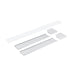 Nora Lighting - NLUD-4LOUVAW - Louver Accessory Set - LED Linear - Aluminum / White End Caps