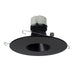 Nora Lighting - NPR-56RNDCCDXBB - LED Retrofit Reflector - LED Pearl - Black Reflector / Black Flange