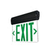 Nora Lighting - NX-812-LEDGCB - LED Edge-Lit Exit Sign - Exit - Black