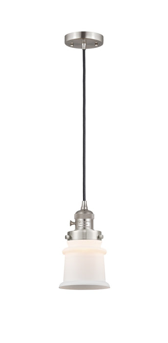 Innovations - 201CSW-SN-G181S - One Light Mini Pendant - Franklin Restoration - Brushed Satin Nickel